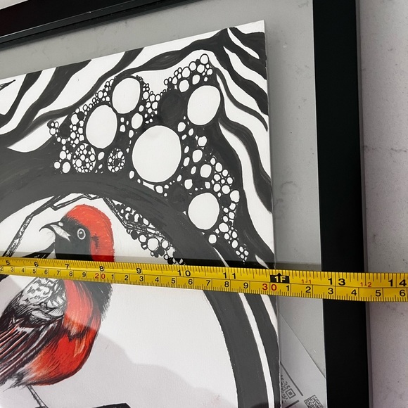 Hand-Drawn Bird Zentangle Alcohol Marker Art by Leah Jurim – Violet Floodlights - Picture 10 of 10